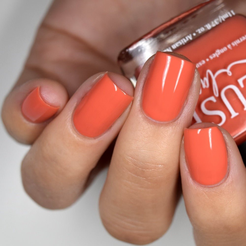 One Shot Nail Polish: Coral Red | Absolute New York