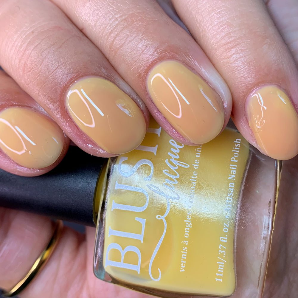 Sundrop - Gold Holographic Glitter Nail Polish Topper by BLUSH Lacquers  blushlacquers.com